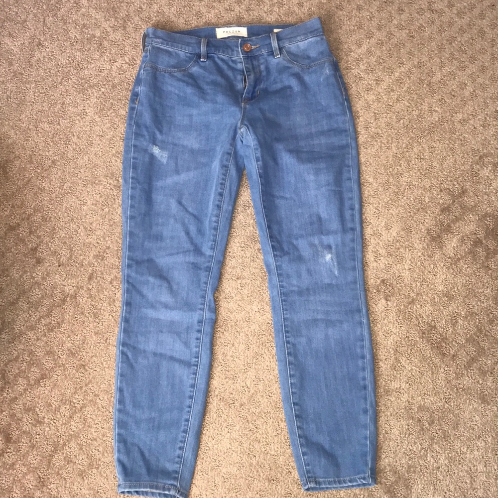 Blue Pacsun Jeggings SIZE: 24 SHORT